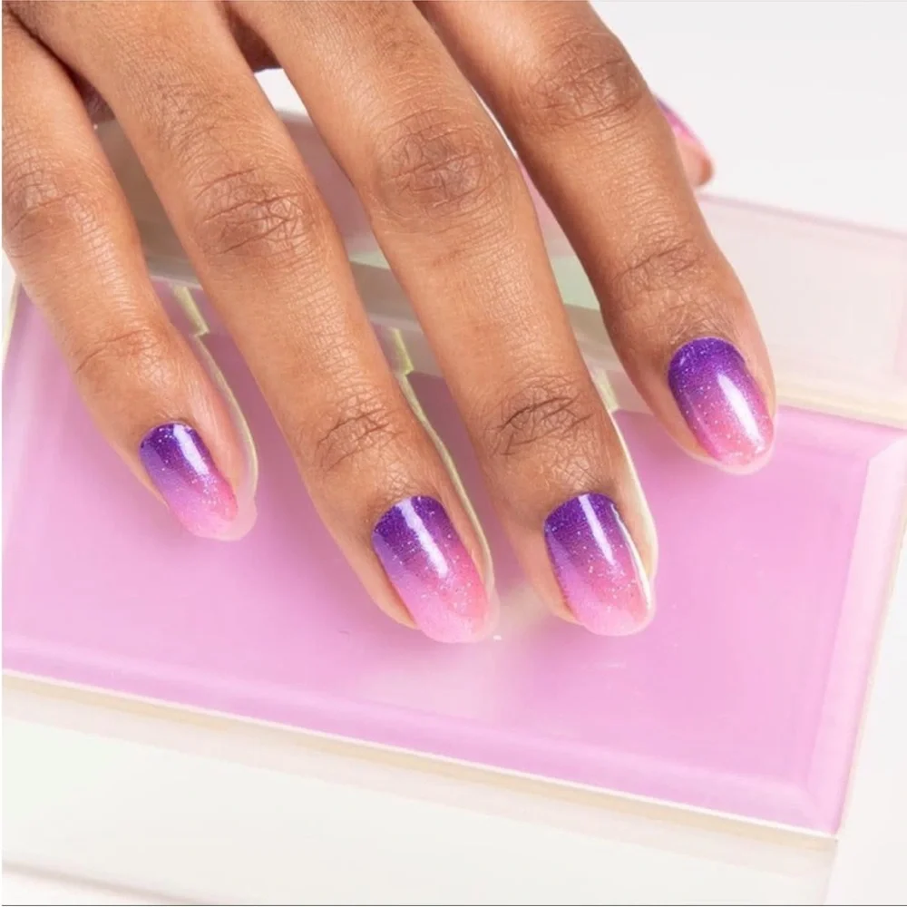 *Retired* Color Street: Til the Glitter End | Pink Purple Gradient Glitter Party